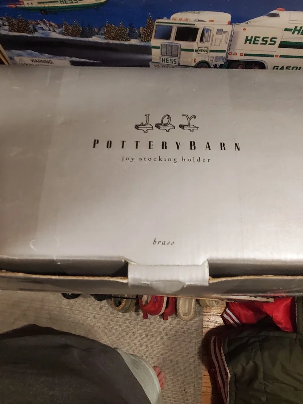 Pottery Barn Brass 'JOY